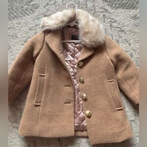 EUC J Crew Girls’ Stadium- cloth topcoat